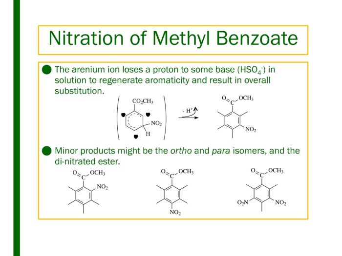 Mechanism nitration methyl benzoate homeworklib follows resonance