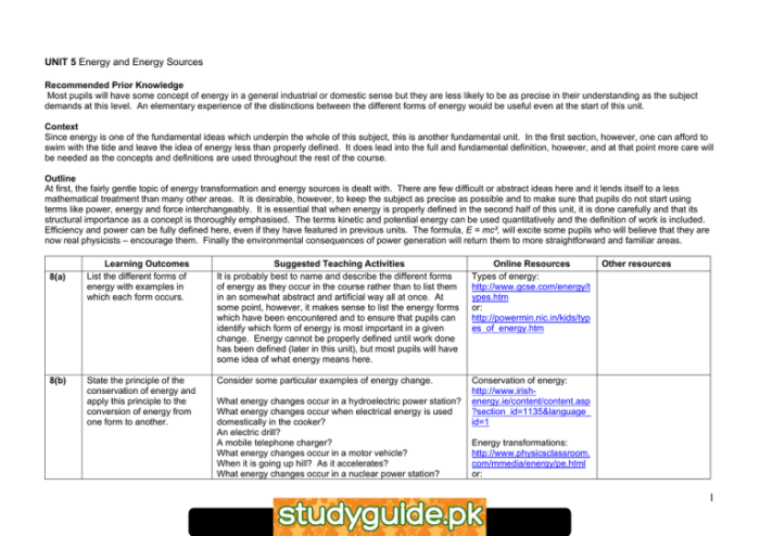 Section 15.2 energy conversion and conservation answer key