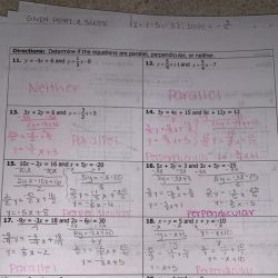 Homework 6 slope-intercept form and standard form